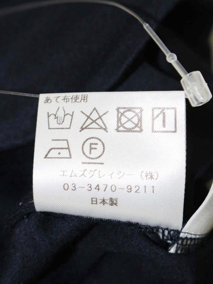 エムズグレイシー 315306 ボレロ 38 ネイビー パールボタン 袖リボン ITO3R2LM348G