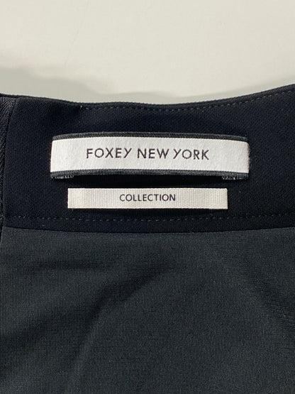 フォクシーニューヨーク collection Stretch Suiting Skirt With Piping 35625 スカート 38 ブラック スカート ITQHM43JPZ6O