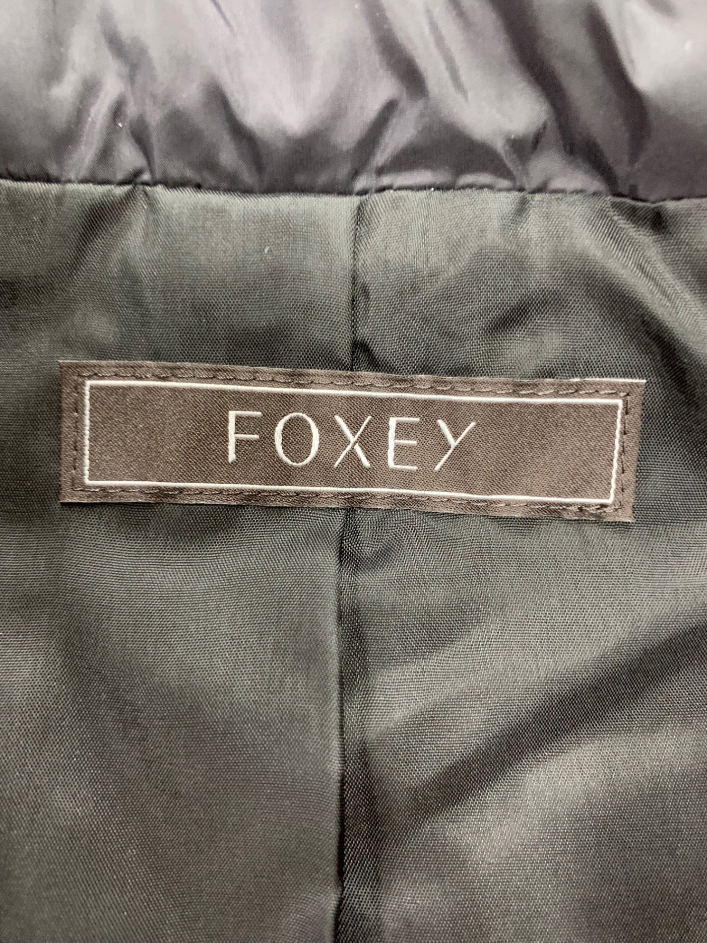 フォクシーブティック Coat Grove 43973 コート 38 ブラック 2WAY キルティング ITY6WD4OHCOW