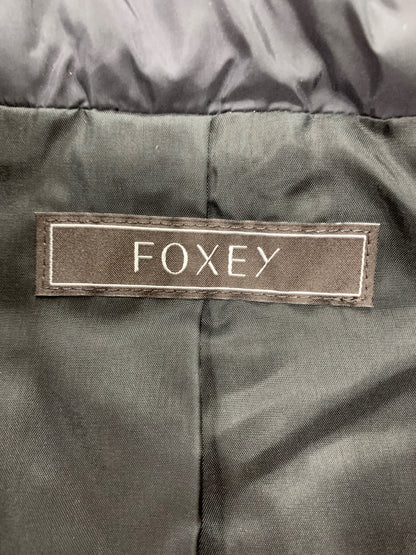 フォクシーブティック Coat Grove 43973 コート 38 ブラック 2WAY キルティング ITY6WD4OHCOW