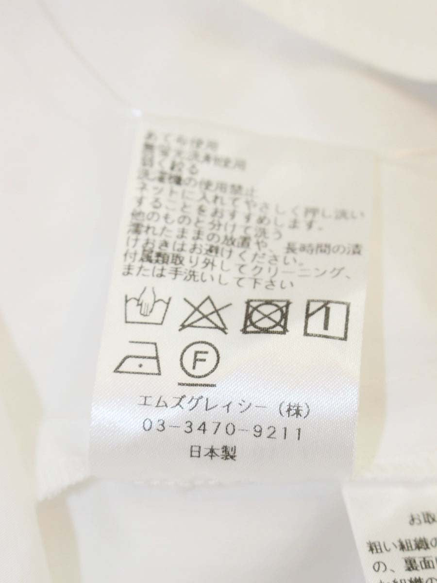 エムズグレイシー 410113 38 ホワイト レース 花 ITS711N2WHUE
