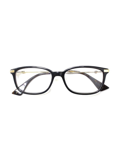 グッチ GG0112OA メガネ ブラック コンビフレーム フルリム スクエア ITBA0155SB7O 【SALE】