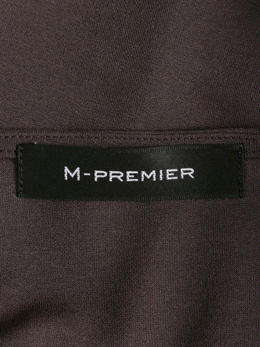 エムプルミエ ラッフル袖カットソー A827-001 カットソー 34 ブラウン ITBFNCW483WZ