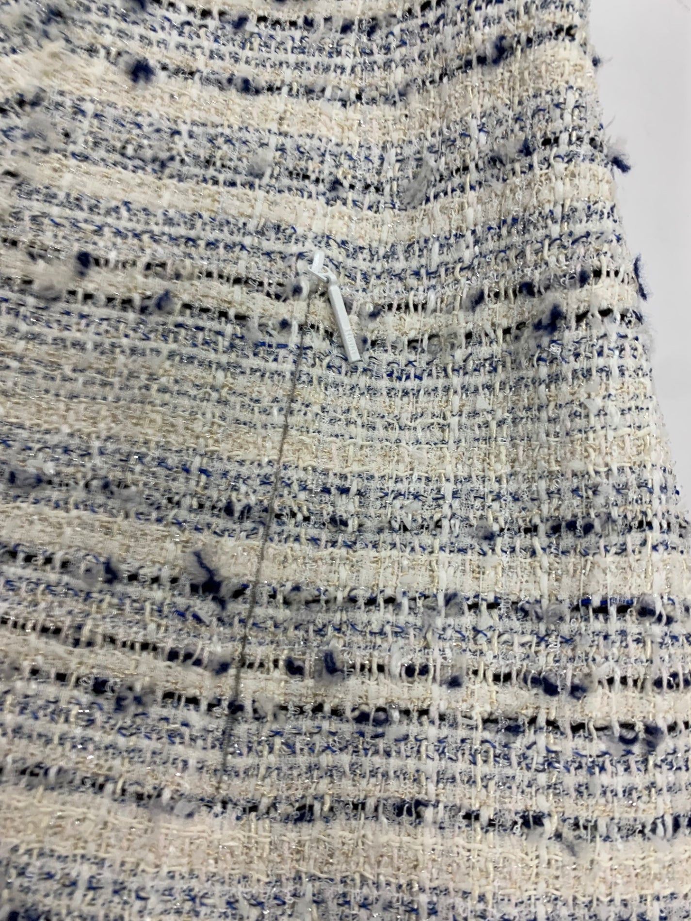 ルネ 6616220 ワンピース 34 ホワイト TISSUE ツイード IT8OKTYNB320