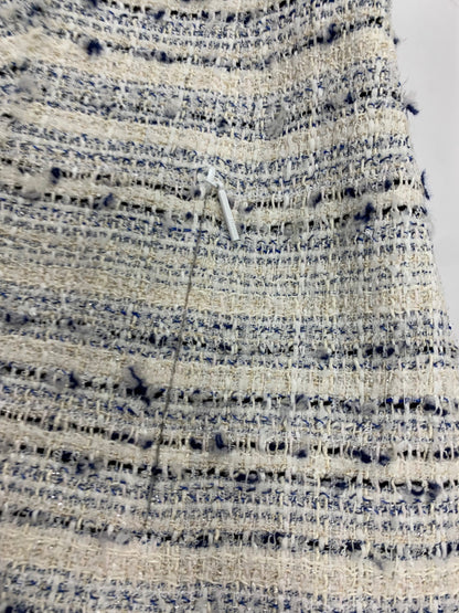 ルネ 6616220 ワンピース 34 ホワイト TISSUE ツイード IT8OKTYNB320