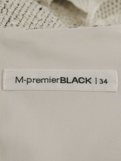 エムプルミエブラック C923-013 ワンピース 34 ホワイト ツイード ITK6J5KBZVZ0 【SALE】