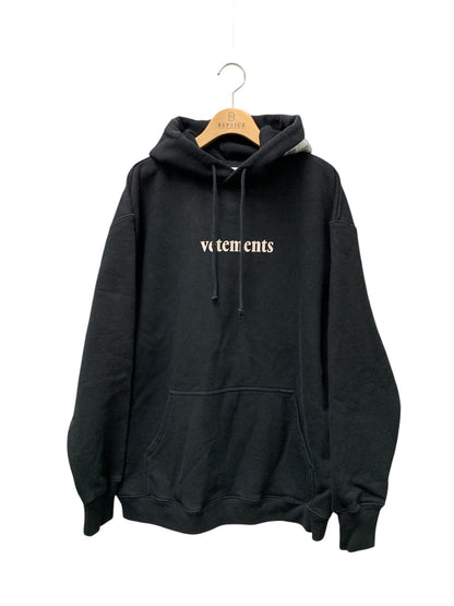ヴェトモン SS20TR311 パーカー XS ブラック Postage Hoodie ポステージ ロゴ ITLRQLVCVJEO