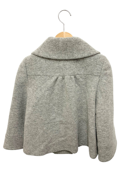 トゥービーシック W5B60-262-07 ショートコート 40 グレー ウール IT72KGOUZYB2