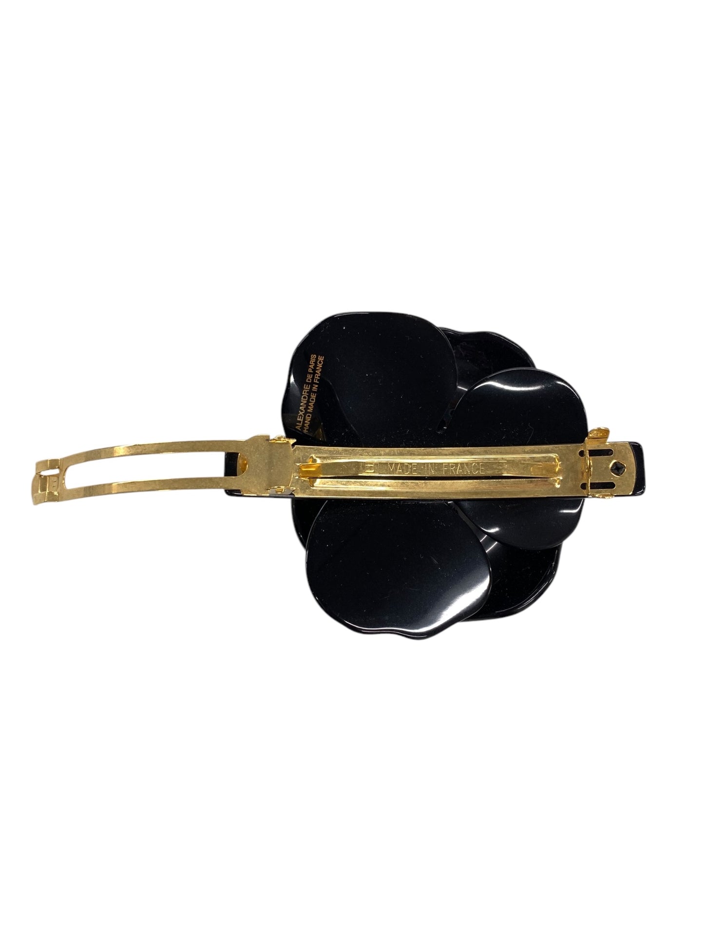 アレクサンドルドゥパリ AA8-14796-02 バレッタ ベージュ カメリア ラインストーン ITCZWA3YPC6I