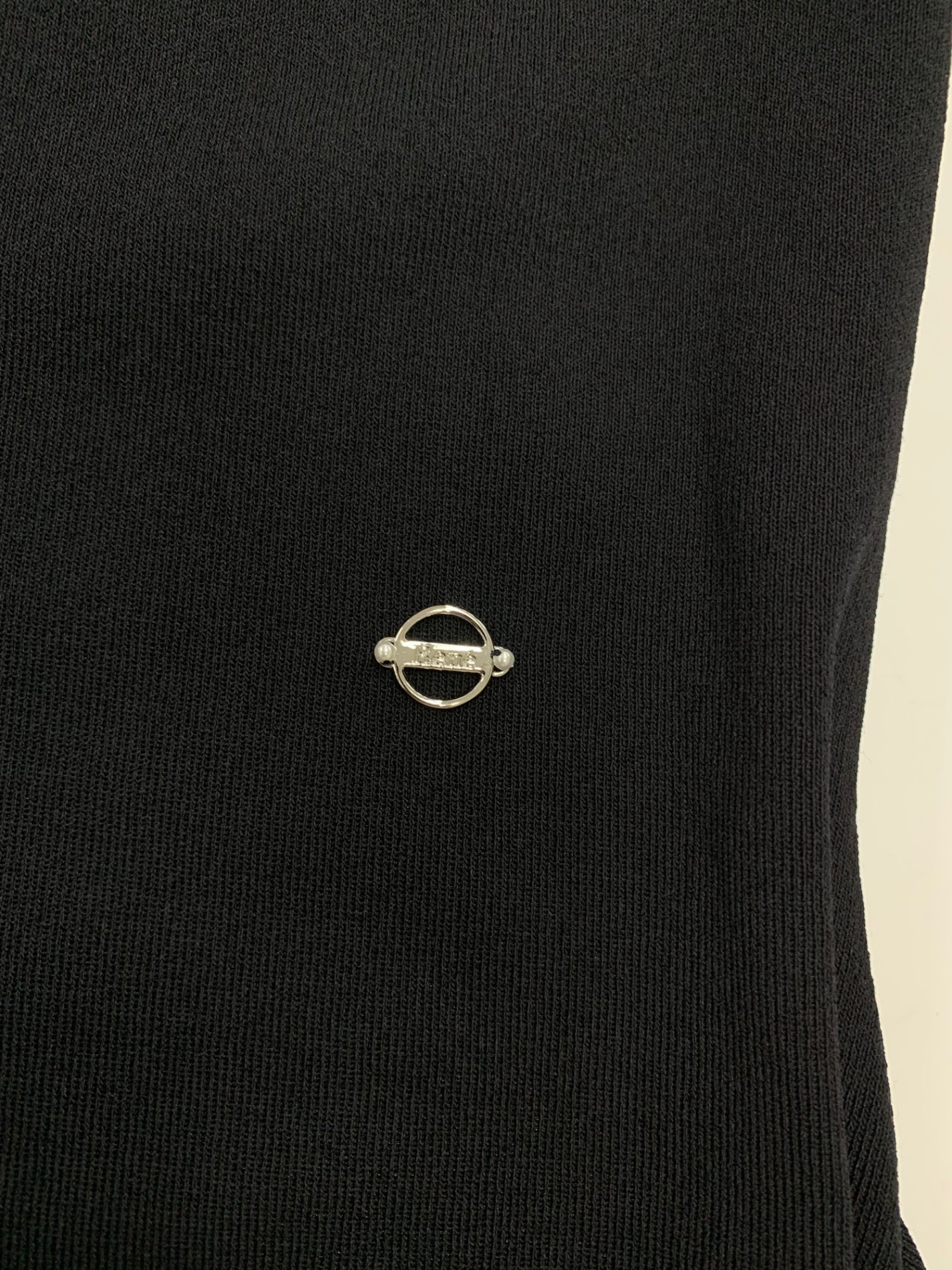 ルネ 6022090 ワンピース 34 ブラック ニット ストレッチ ドレス パール ITN7RKFQGXW0 【SALE】