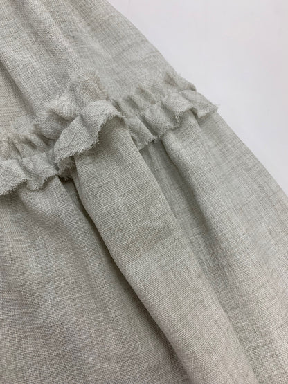 ルネ 5426950 ワンピース 36 グレー フリル フレア IT3L7VZLYDUQ