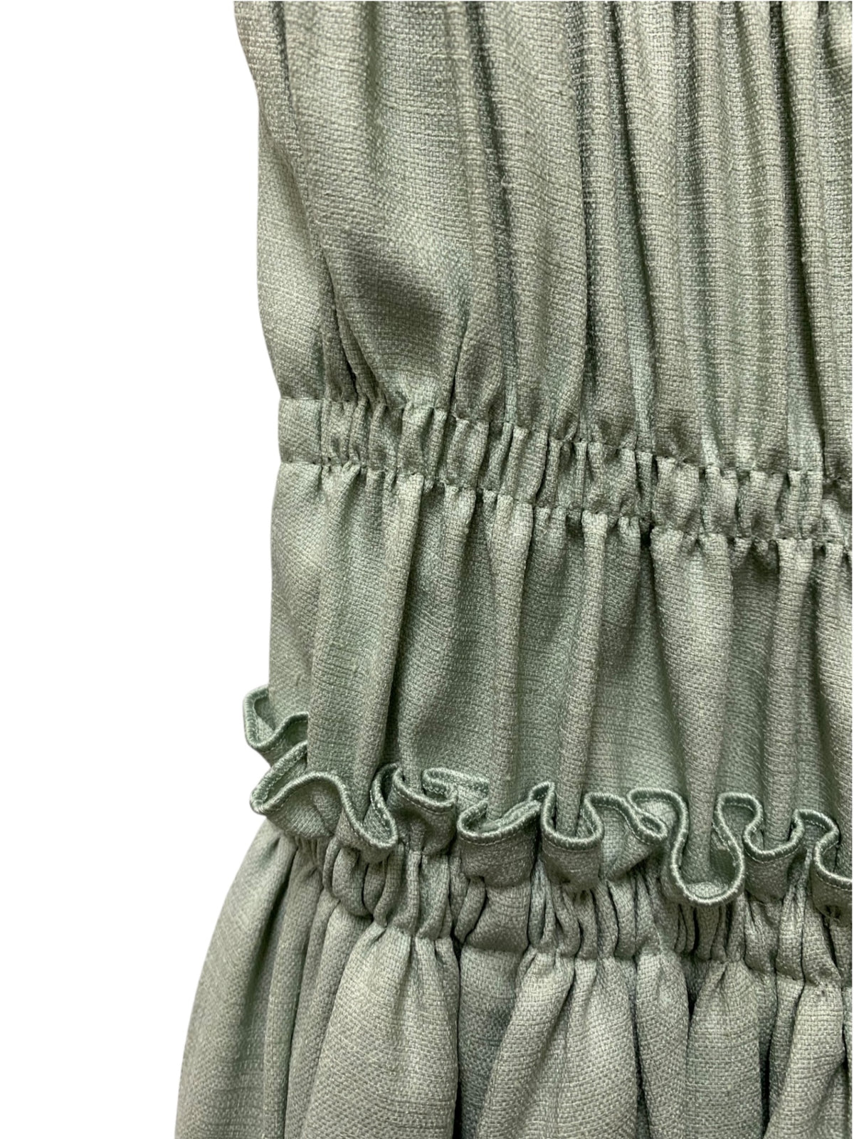 フォクシーニューヨーク Spring Picnic Dress 40739 ワンピース 38 グリーン シャーリング IT0P53RSRQ6X