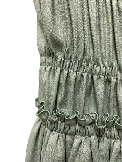 フォクシーニューヨーク Spring Picnic Dress 40739 ワンピース 38 グリーン シャーリング IT0P53RSRQ6X