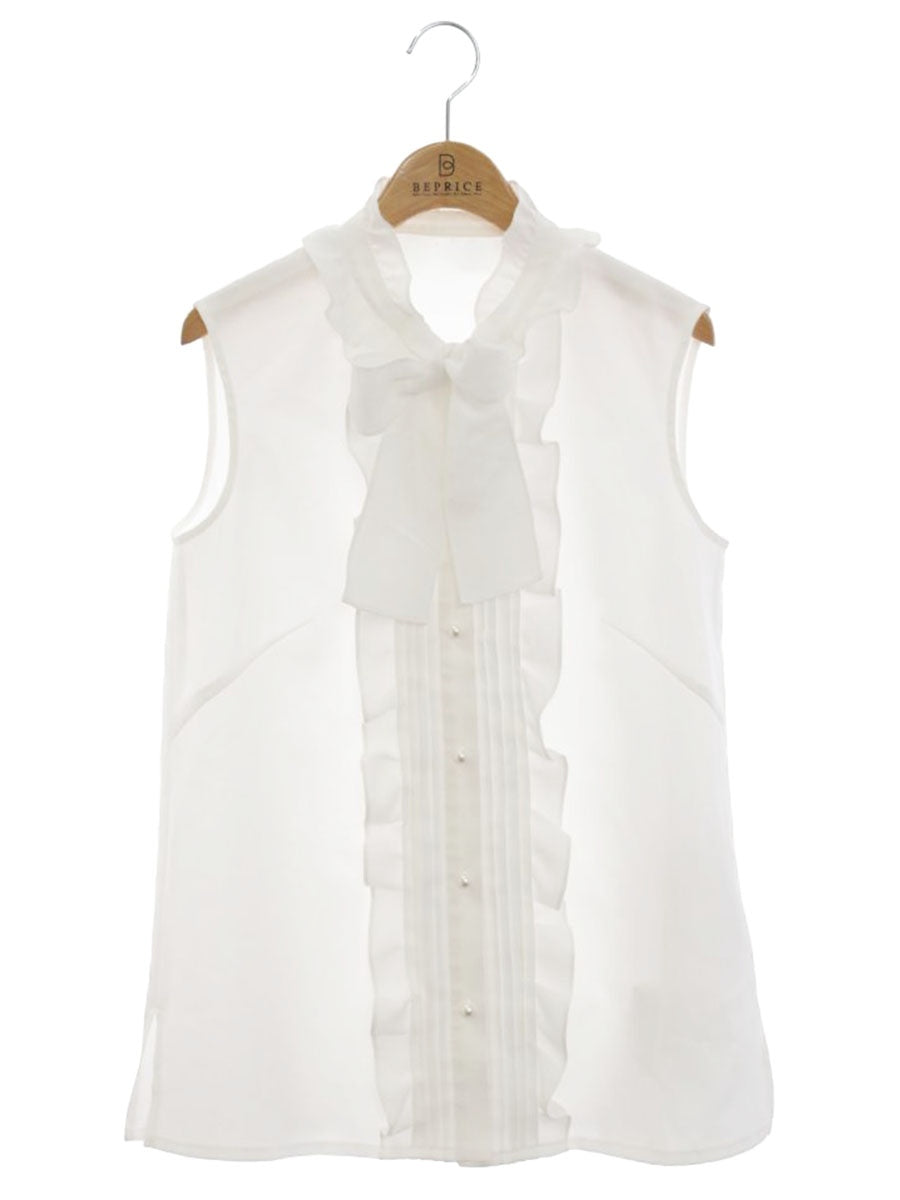 ルネ 5031050 ブラウス 36 ホワイト フリル IT5XAWEEP48G