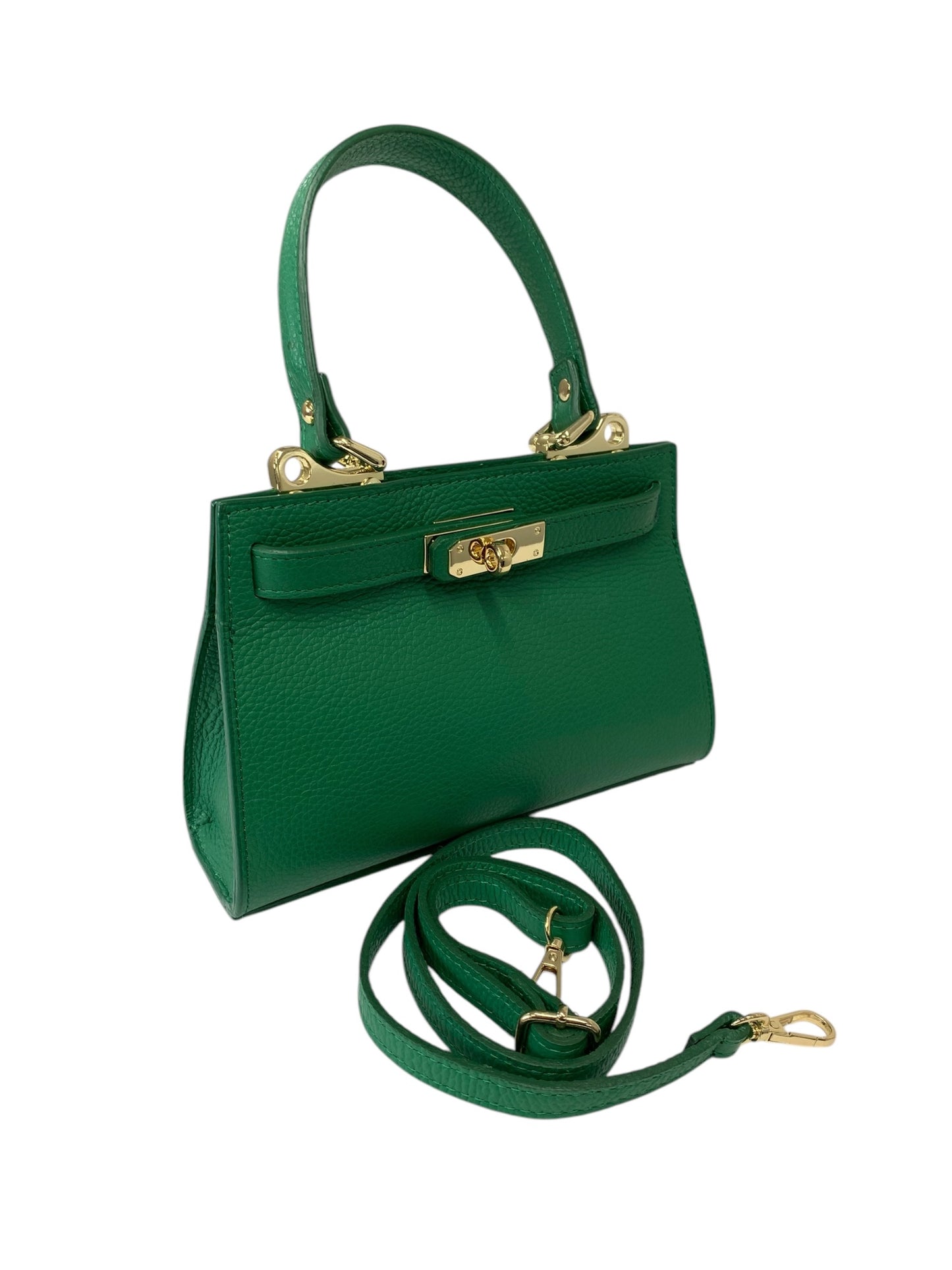 フランコフェラーロ ハンドバッグ グリーン ベルト 2way ITBZIHHEZ71A