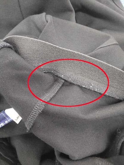 エムズグレイシー 216108 パンツ 38 ブラック クロップド  サイドジップ IT7XS8D3SWCG