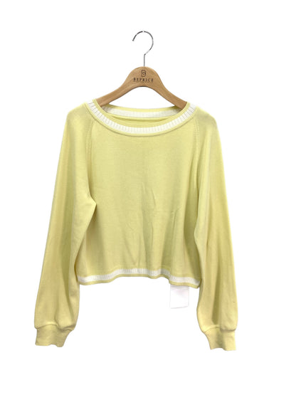 フォクシーニューヨーク KNIT TOP "SHARON" 44133 ニット 40 イエロー シルク IT7Z4UP0Z9GS