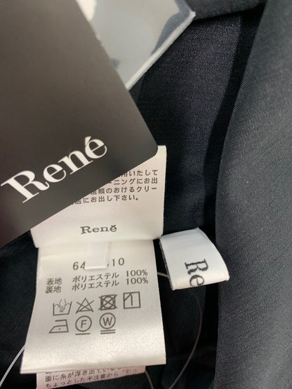 ルネ 6436410 ワンピース 34 ブラック フレア IT6CKZZIG8JG