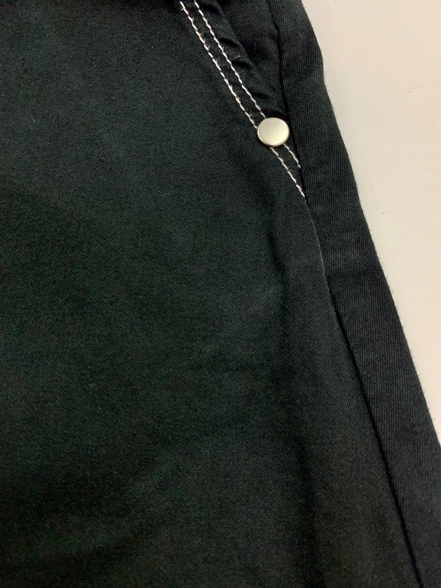エムズグレイシー 116312 オーバーオール サロペット 38 ブラック ラインストーンボタン 刺繍 IT98VU5716Y8