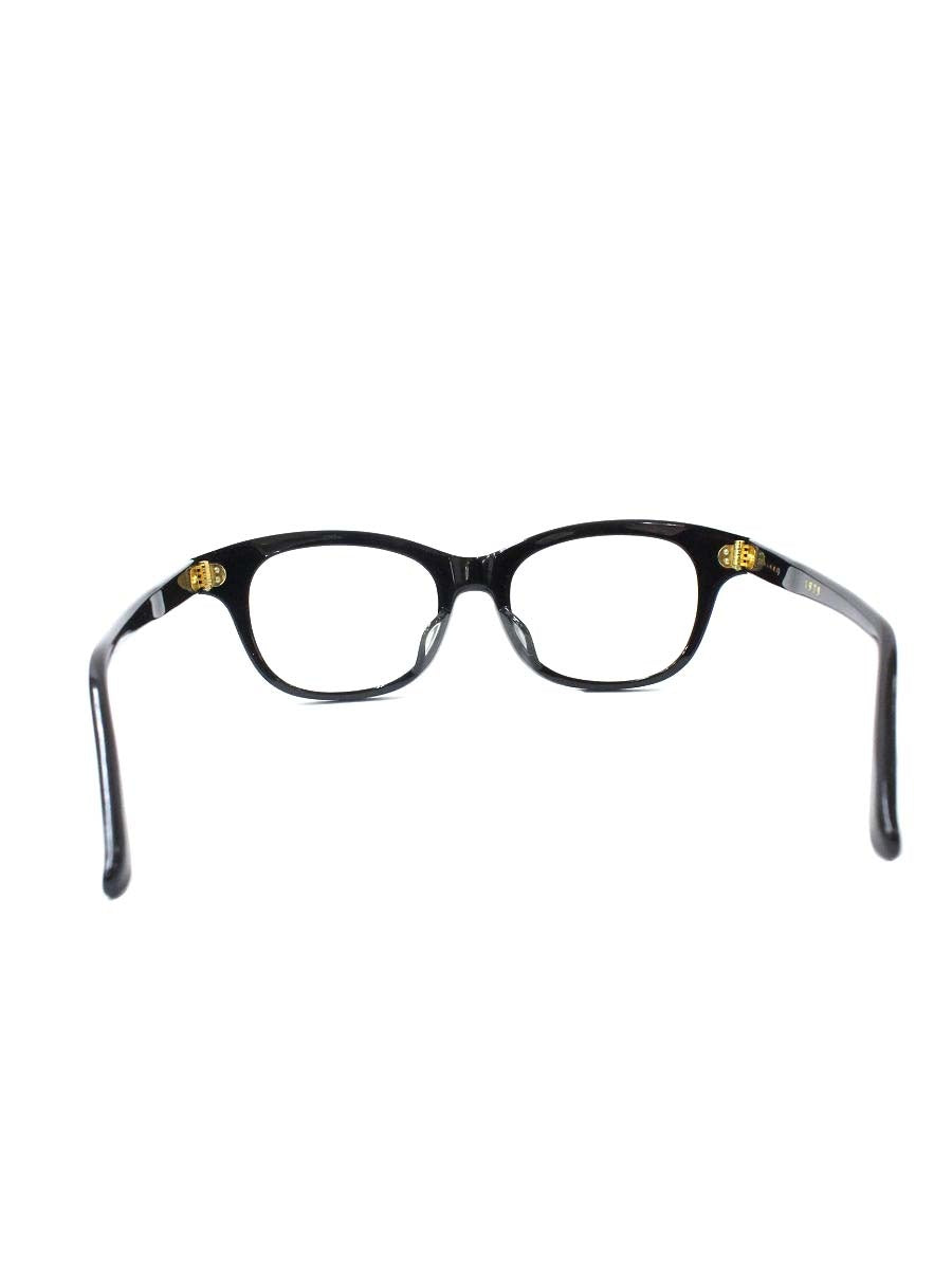 白山眼鏡店 HANK 1975 メガネ ブラック セルフレーム フルリム ウェリントン ITEW26WVYEDL