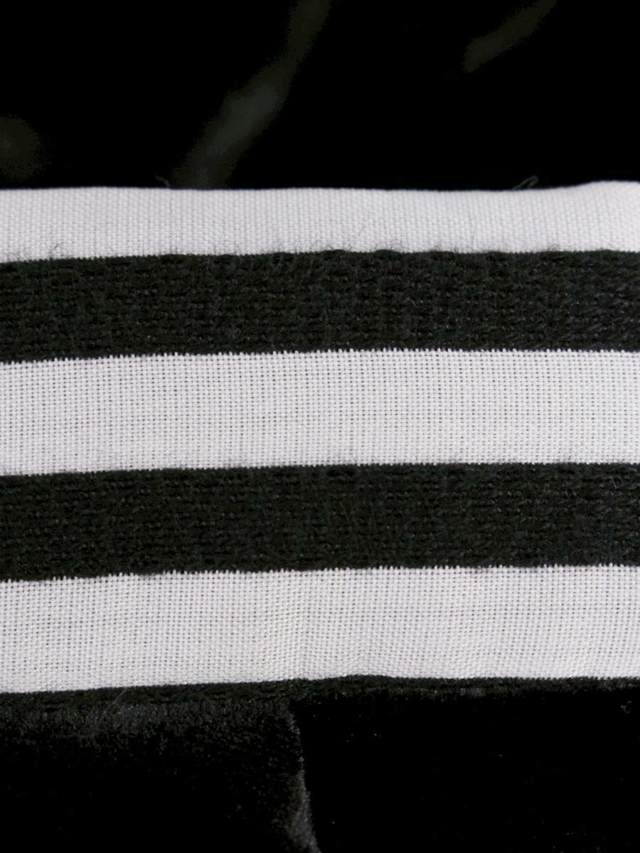 ボーダーズアットバルコニー BD2021-3G-53 36 ブラック ベロアワイド パンツ ITF3NYGNACGI