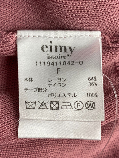 エイミーイストワール ボリュームスリーブハーフミラノカーディガン 1119411042-0 F ピンク 2019AW ITXV4BE5YV80