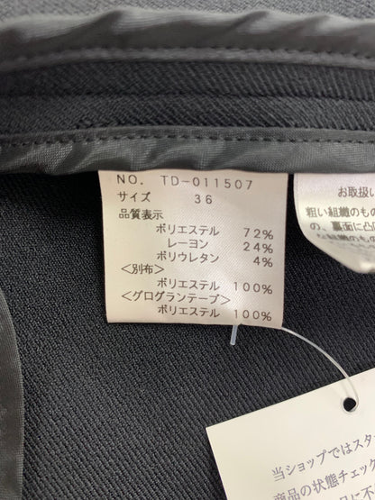 エムズグレイシー 011507 ワンピース 36 ブラック フロントボタン ITMHJNHOAHD8
