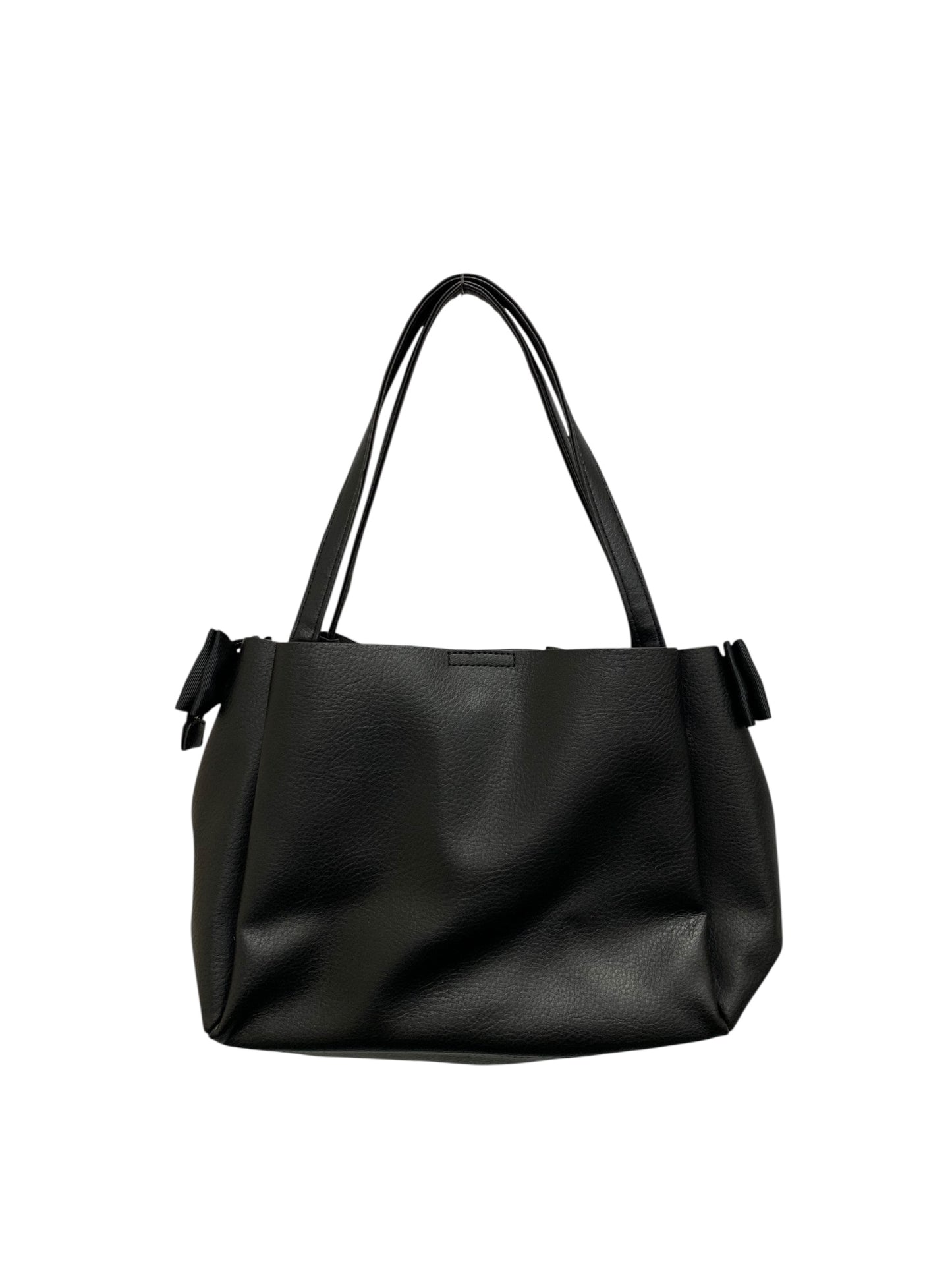 エムズグレイシー リボン付きトート 094516 トートバッグ ブラック リボン ITZUOL96TQDQ