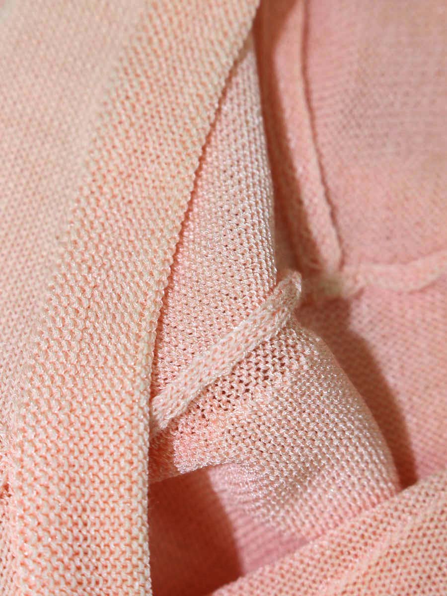 フェラガモ 5002-041 ニットソー S ピンク コットン ITH5NCZRBTS8