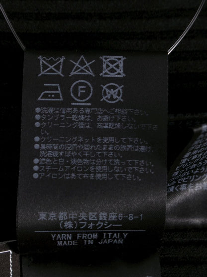 フォクシーブテック 37286 トップス 40 ブラック  Knit Tops Moon Light ITUUV5P4LQ99