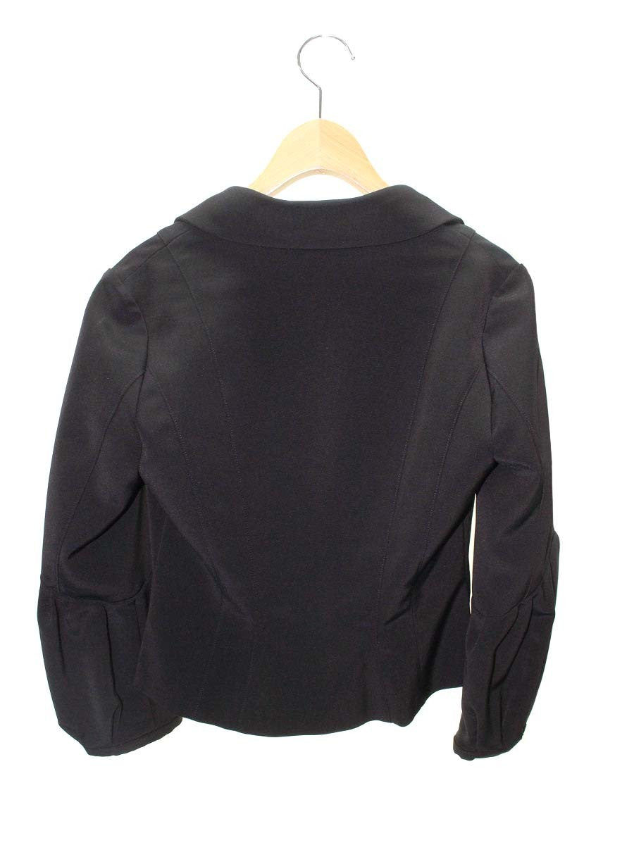 フォクシーニューヨーク 25692 ジャケット 40 ブラック テーラード パフスリーブ ITA323IG2PT8