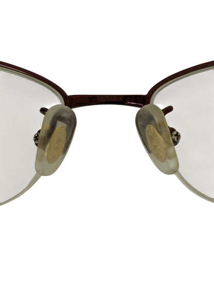 ティファニー TF1120BD メガネ ボルドー メタルフレーム ハーフリム スクエア ITSYBSC290IO