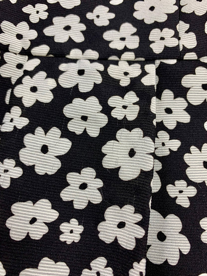 エムズグレイシー 211309 ワンピース 40 ブラック グログラン素材小花柄 IT3G3IZ887HS