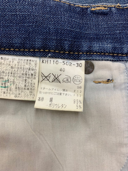 エポカ KH110-502-30 デニムパンツ 40 ネイビー レース ITS2TSEPHBGG
