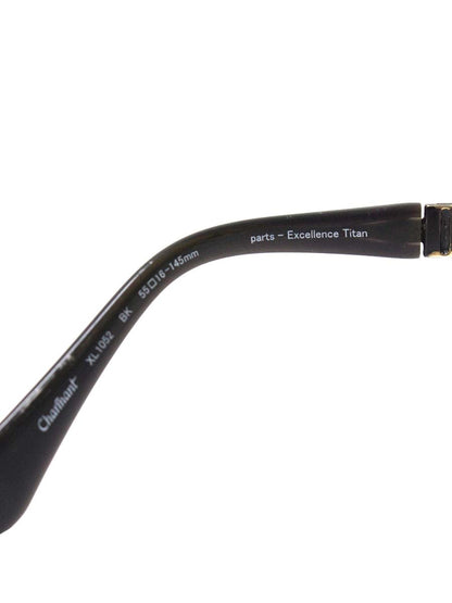 ラインアートシャルマン Forte フォルテ XL1052 眼鏡 メガネ ブラック コンビフレーム フルリム スクエア ITUUJWYVBE04