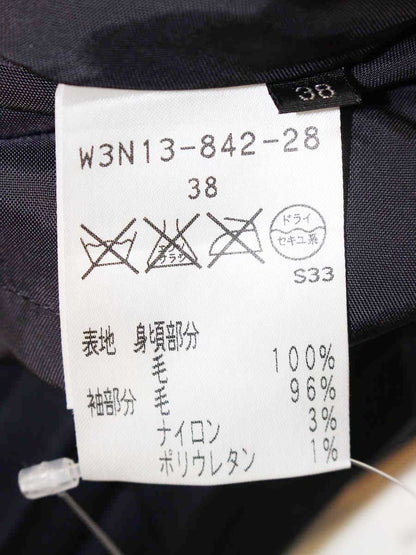 コトゥー W3N13-842-28 ワンピース 38 ネイビー 切替 プリーツ IT09OROXD4DW