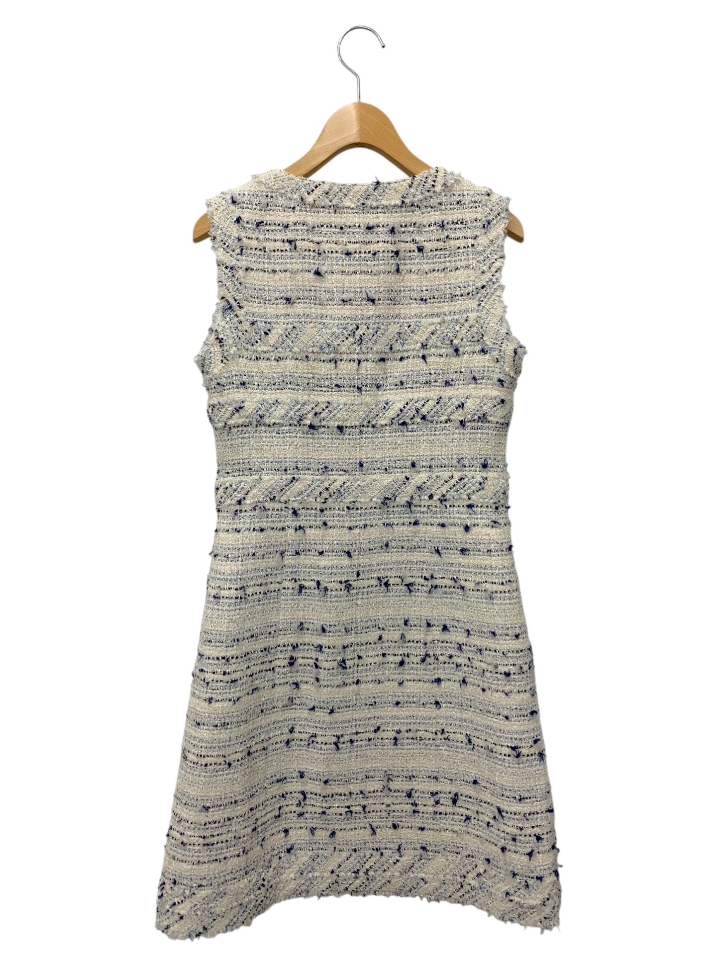 ルネ 6616220 ワンピース 34 ホワイト TISSUE ツイード IT8OKTYNB320