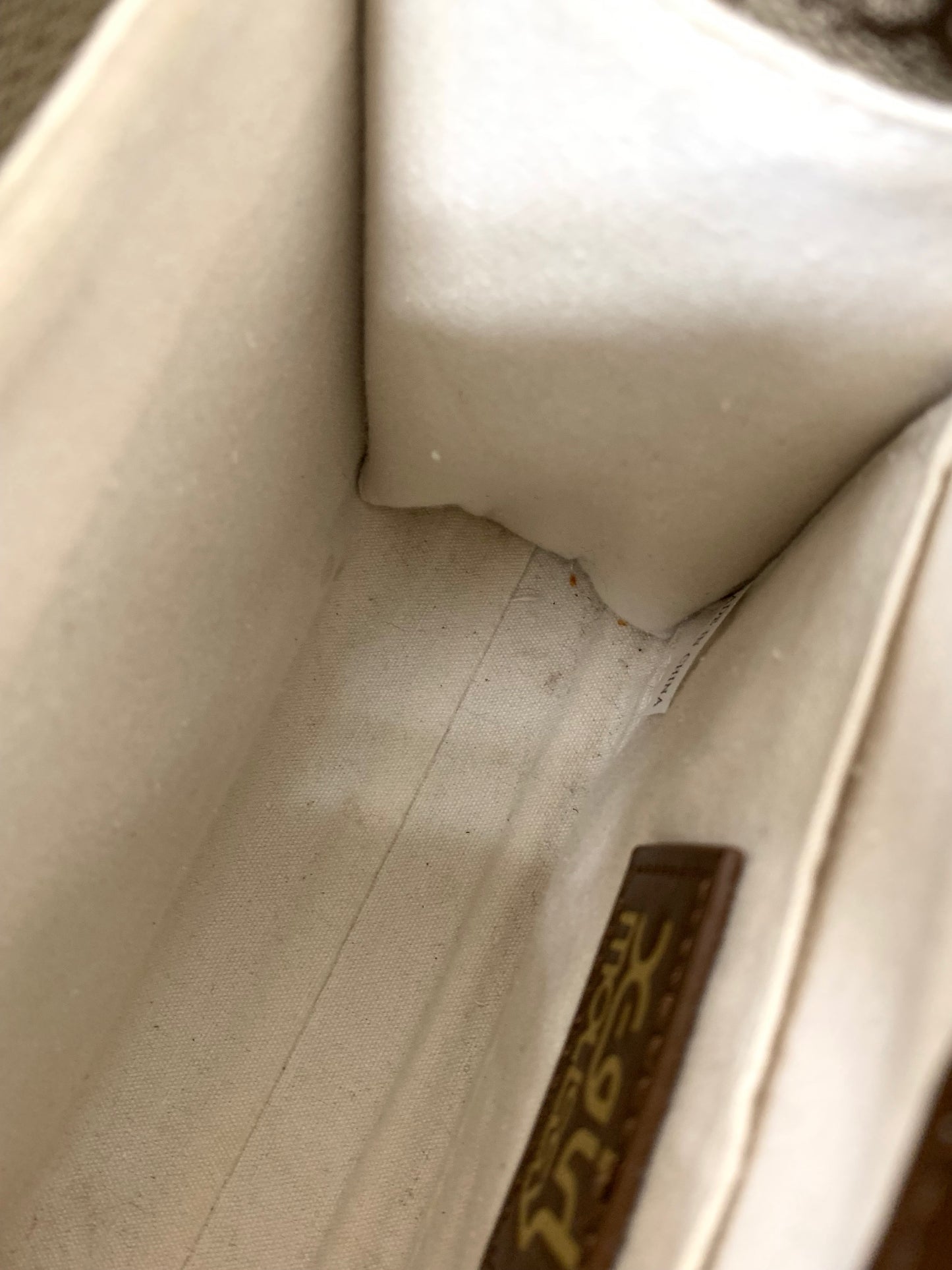 エックスガール MOUSSY コラボレート ショルダーバッグ ブラウン 総柄 ウサギ ITIM1KD026WM