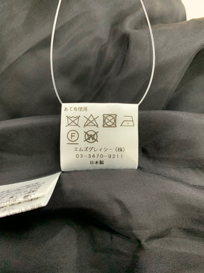 エムズグレイシー 211120 ワンピース ブラック フラワーモチーフ IT7U6XOH94K8