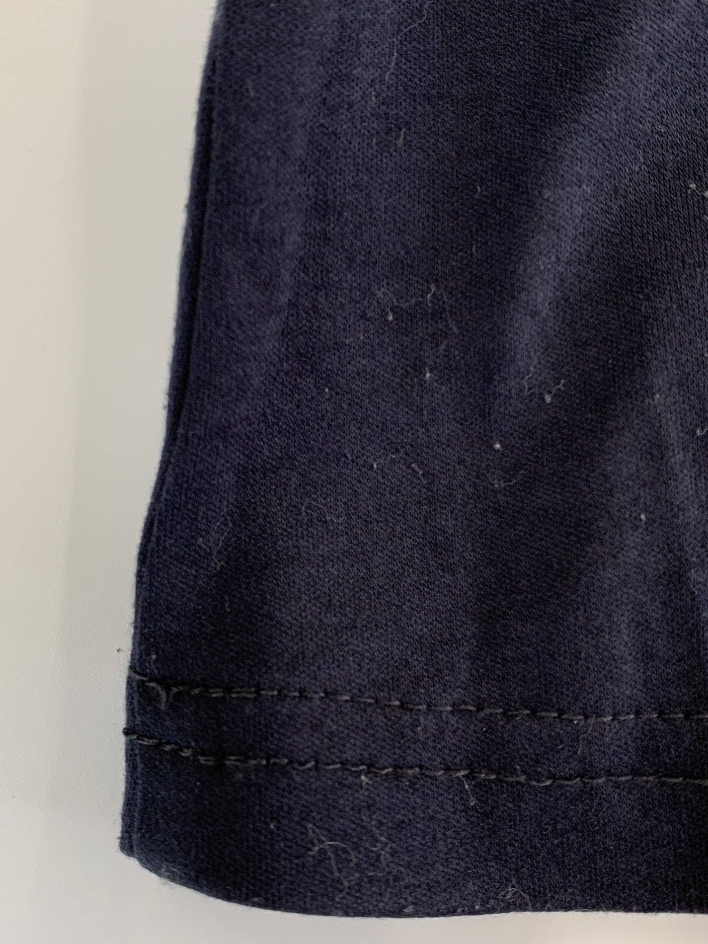 エムズグレイシー 815333 シャツ ブラウス 38 ネイビー ティアード 異素材 袖リボン ITRIHRH628C4