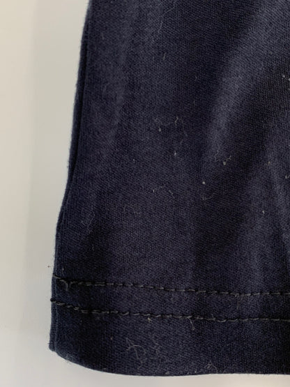 エムズグレイシー 815333 シャツ ブラウス 38 ネイビー ティアード 異素材 袖リボン ITRIHRH628C4