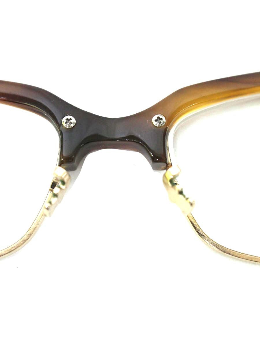 オリバーピープルズ Flux メガネ ブラウン コンビフレーム フルリム ブロウ IT8M8GL8THVL 【SALE】