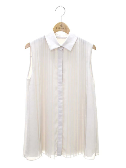 フォクシーブティック Blouse 37978 ブラウス 40 ベージュ IT1NOPNJG09W