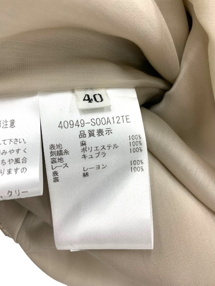 フォクシーブティック 40949 ワンピース 40 ベージュ Dress Amaryllis ITC3KJNBJJKK