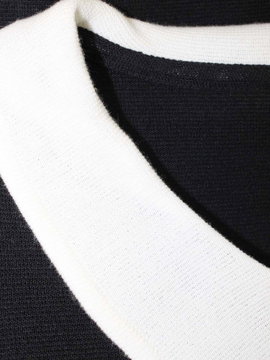 エムズグレイシー 818335 カーディガン 40 ブラック 襟付き カメリアWジップ ITZ6Q08EOJQ0