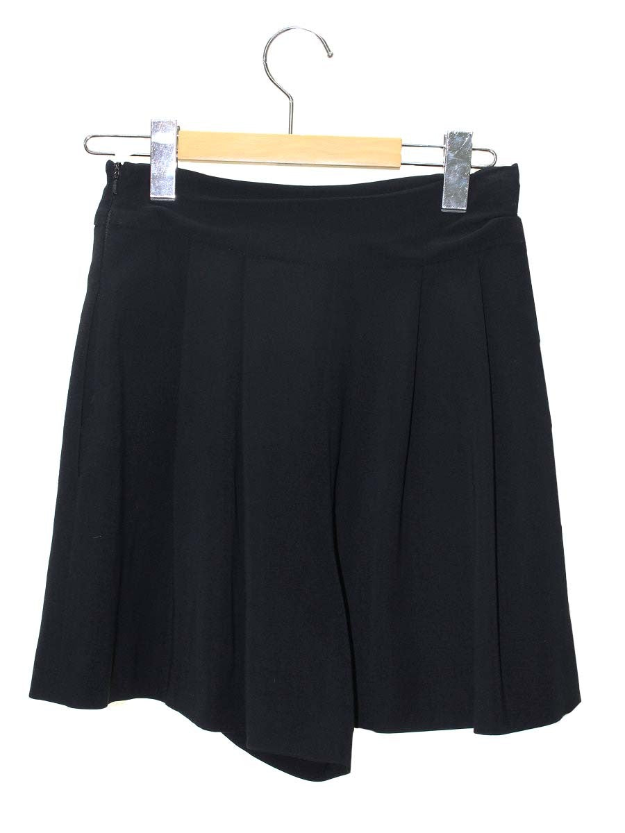 フォクシーニューヨーク 35502 パンツ 38 ブラック キュロット IT1XINNYKI8O