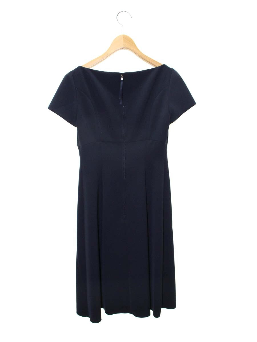 フォクシーニューヨーク ワンピース ストレッチスムース 24529 ワンピース 38 ネイビー IT7K9BW6OC7M