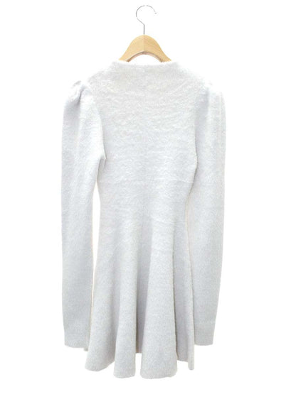 エイミーイストワール ラメシャギーニットミニワンピース 1125631519-0 F アイボリー 25AW ITV12S3KEAGS 【SALE】