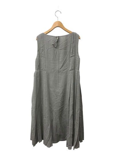 フォクシーブティック Side Pleat Dress 44690 ワンピース 40 グレー ITDXJHO6J1L0