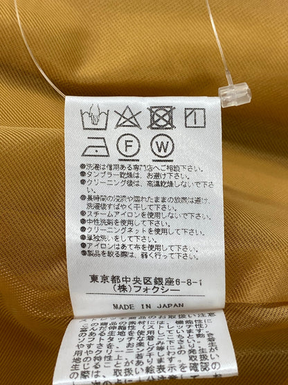 フォクシーニューヨーク Skirt 38338 スカート 38 イエロー タックフレア ITJEBGYPPR0I
